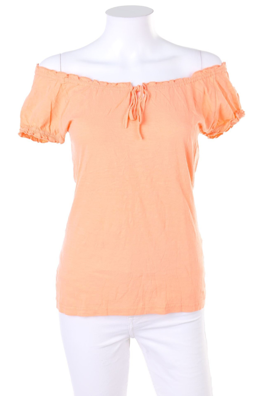 No Label - Shortsleeve-Shirt with Frills - S