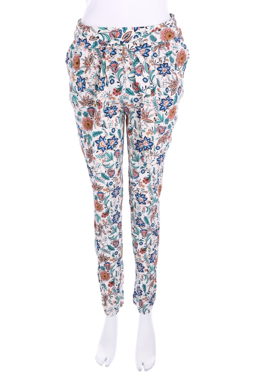NAF NAF - Hose mit Blumen-Print zum Knoten - D 36