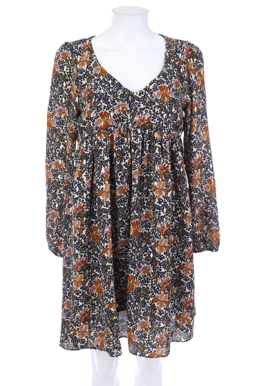 NAF NAF - Abendkleid mit floralem Muster - D 34