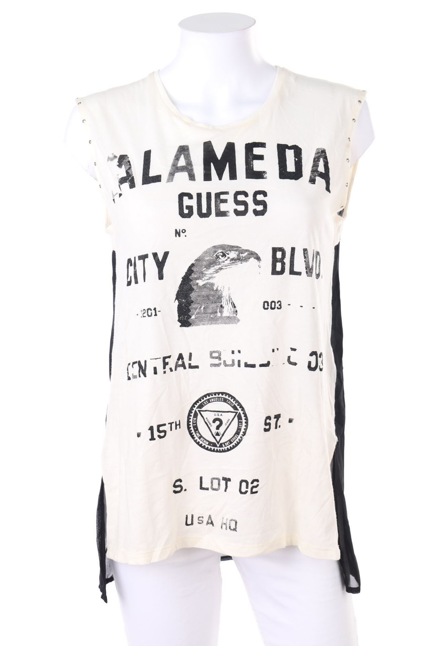 GUESS - Blouse Top with Print - XS