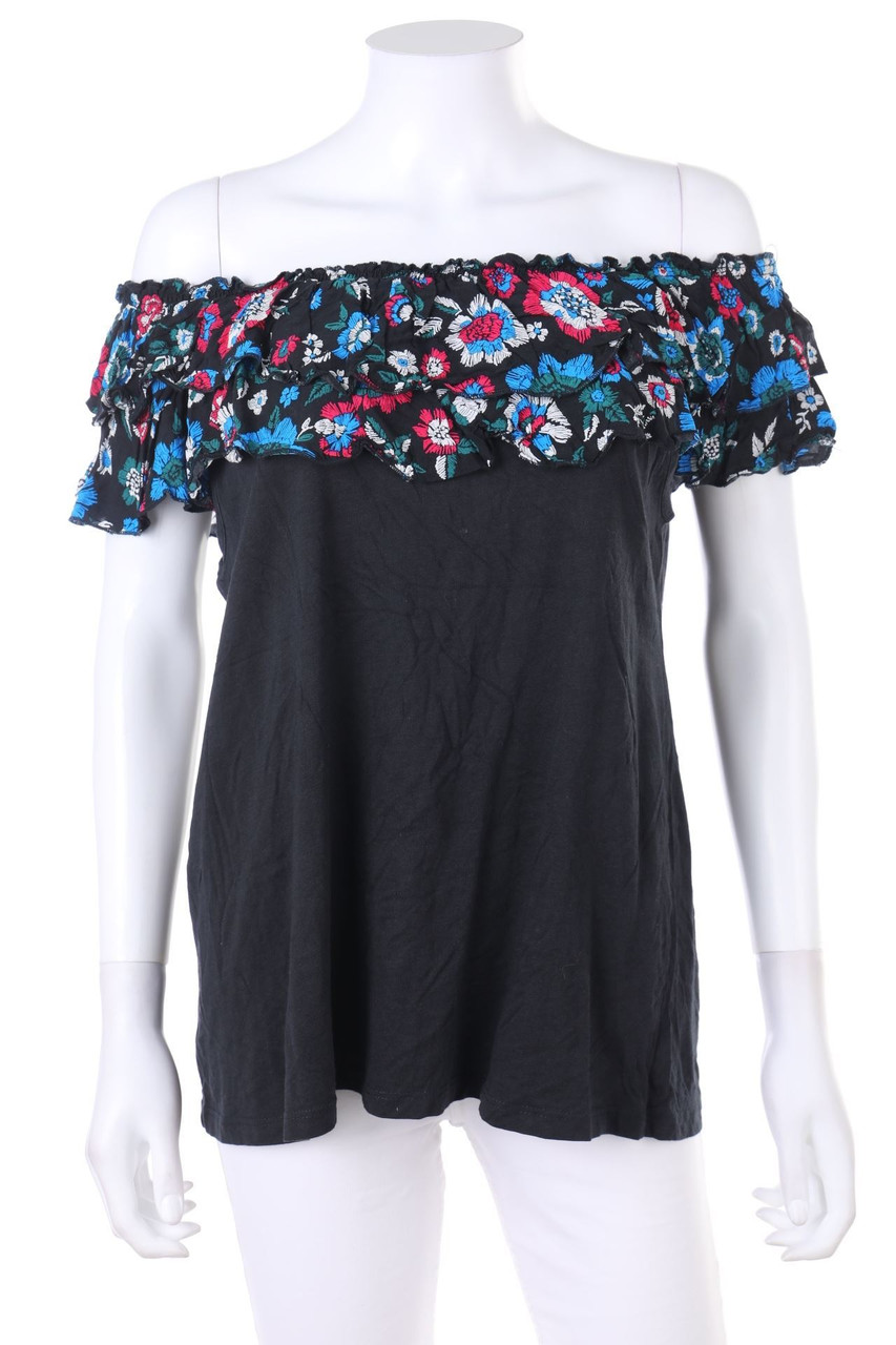 Yessica by C&A - Carmen-Shirt mit Blumen-Print - M