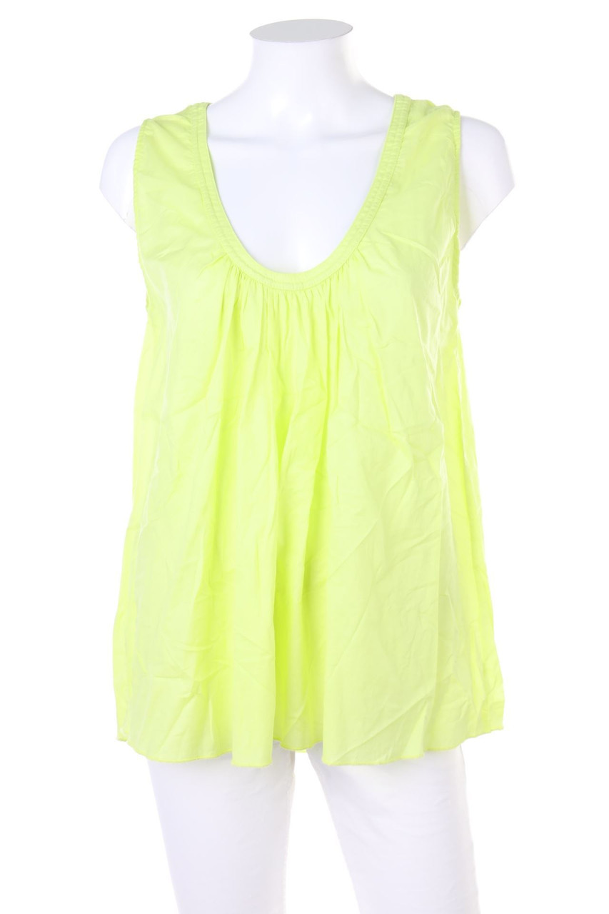 Cotton Garden - Top with Ruffles - L