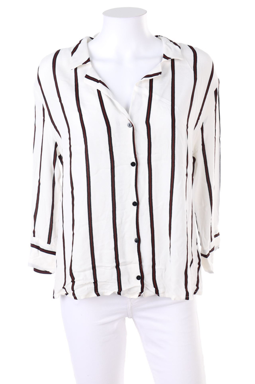 Bershka - Shirt Blouse with Stripes - S