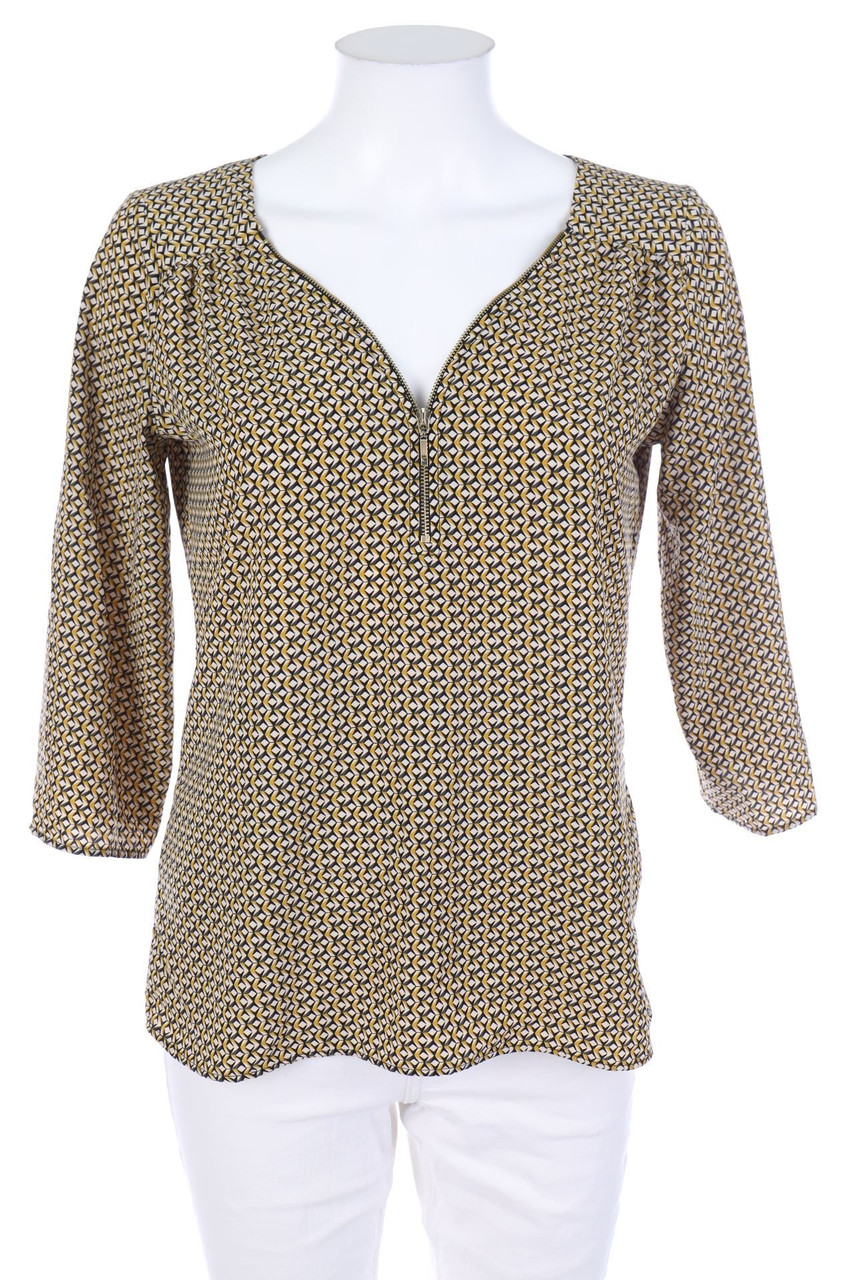 GRAIN DE MALICE - Print-Bluse mit 3/4-Ärmel - D 32