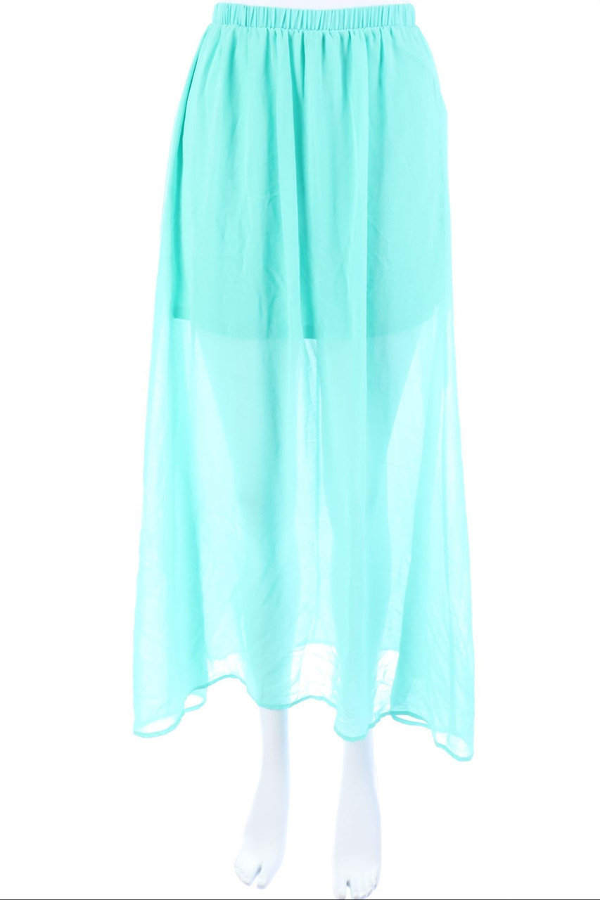 FOREVER 21 - Chiffon-Maxi-Rock - M