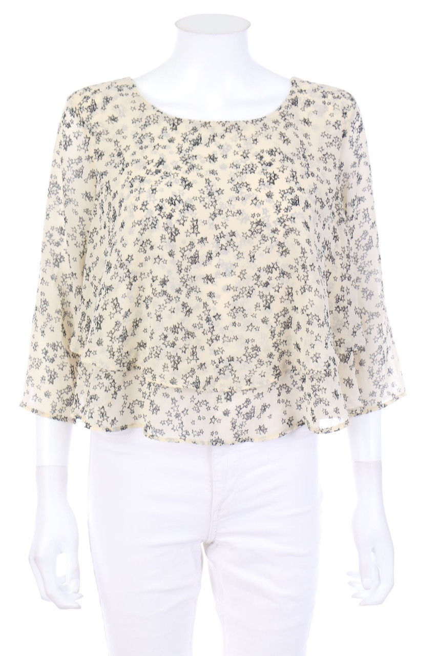 MANGO COLLECTION - Bluse im Layer Look mit Print - XXS