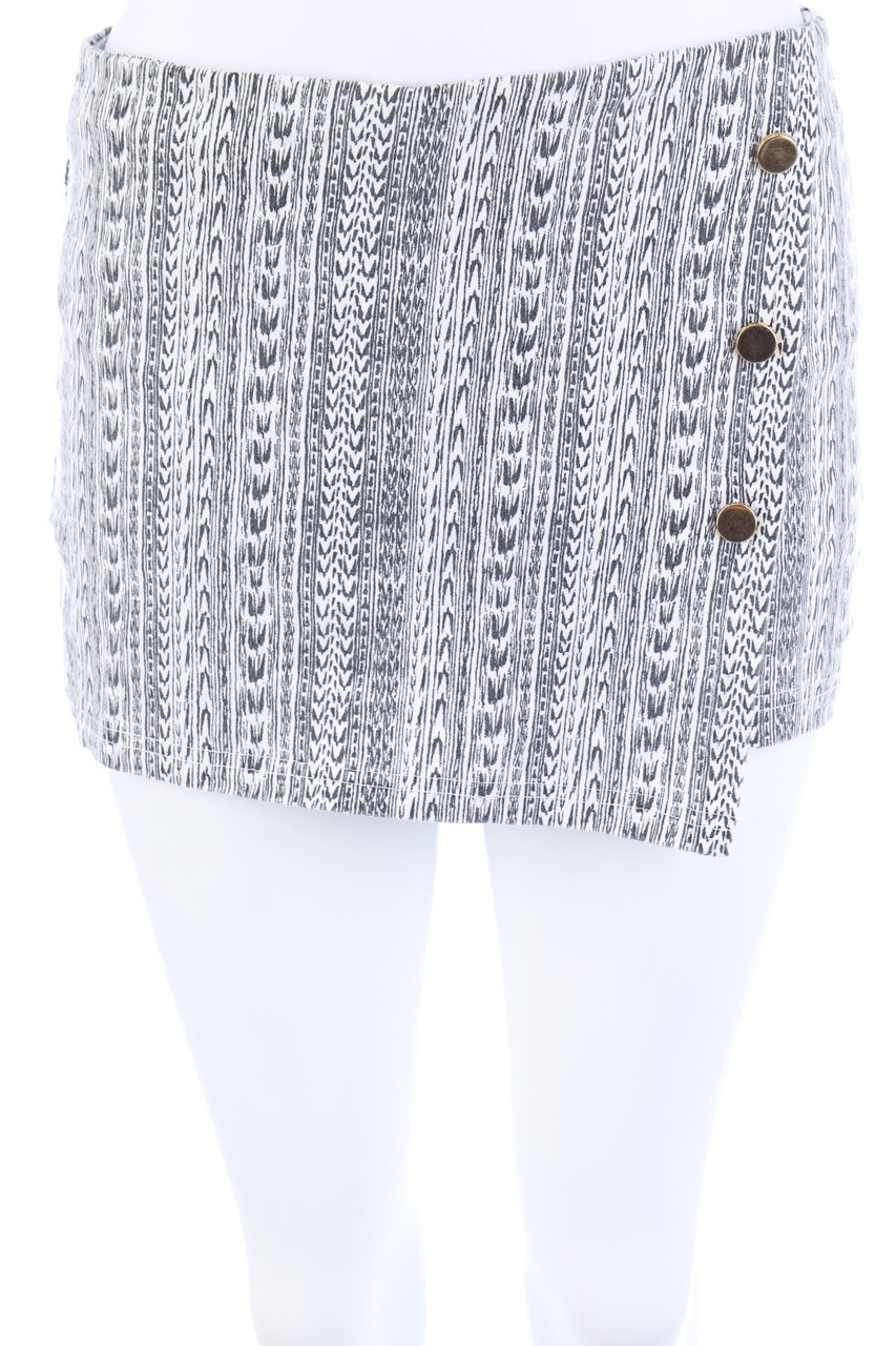 zebra - Skort with Wrap-Effect - S