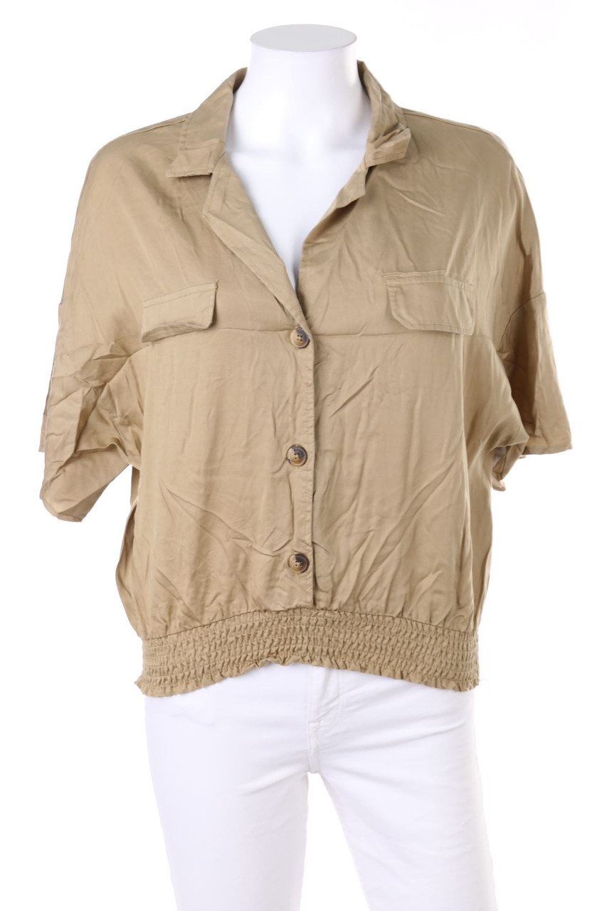 AMISU - Shirt Blouse, Safari Style - M