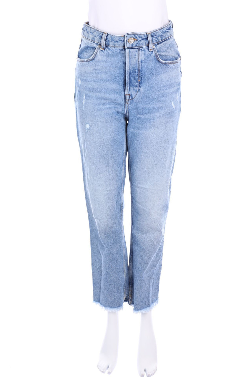 ZARA - Mom-Jeans im Used Look - D 34