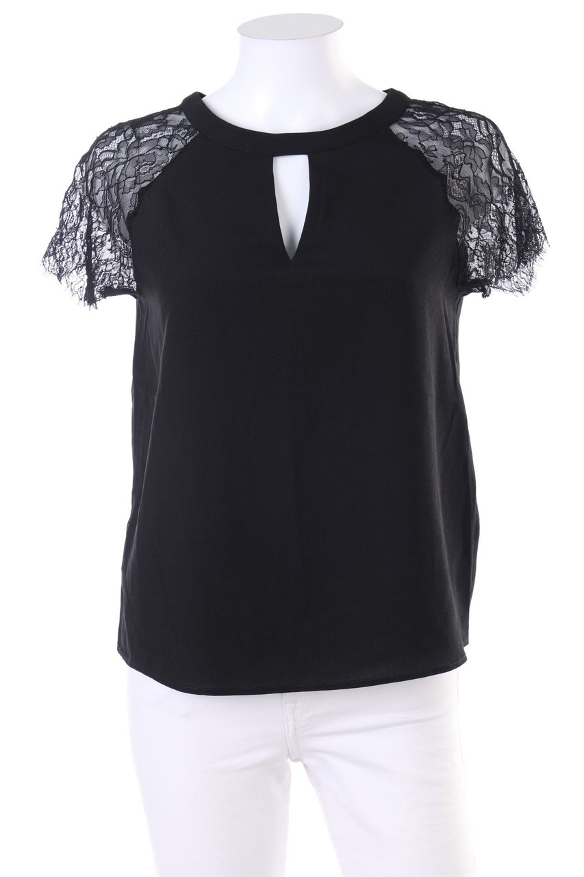MORGAN - Shortsleeve-Shirt with Lace - D 34
