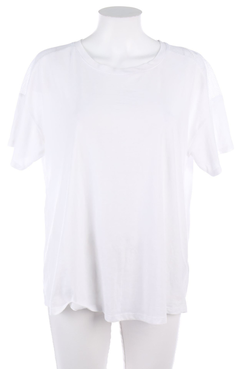 H&M Sport - T-Shirt mit Mesh-Einsatz - L