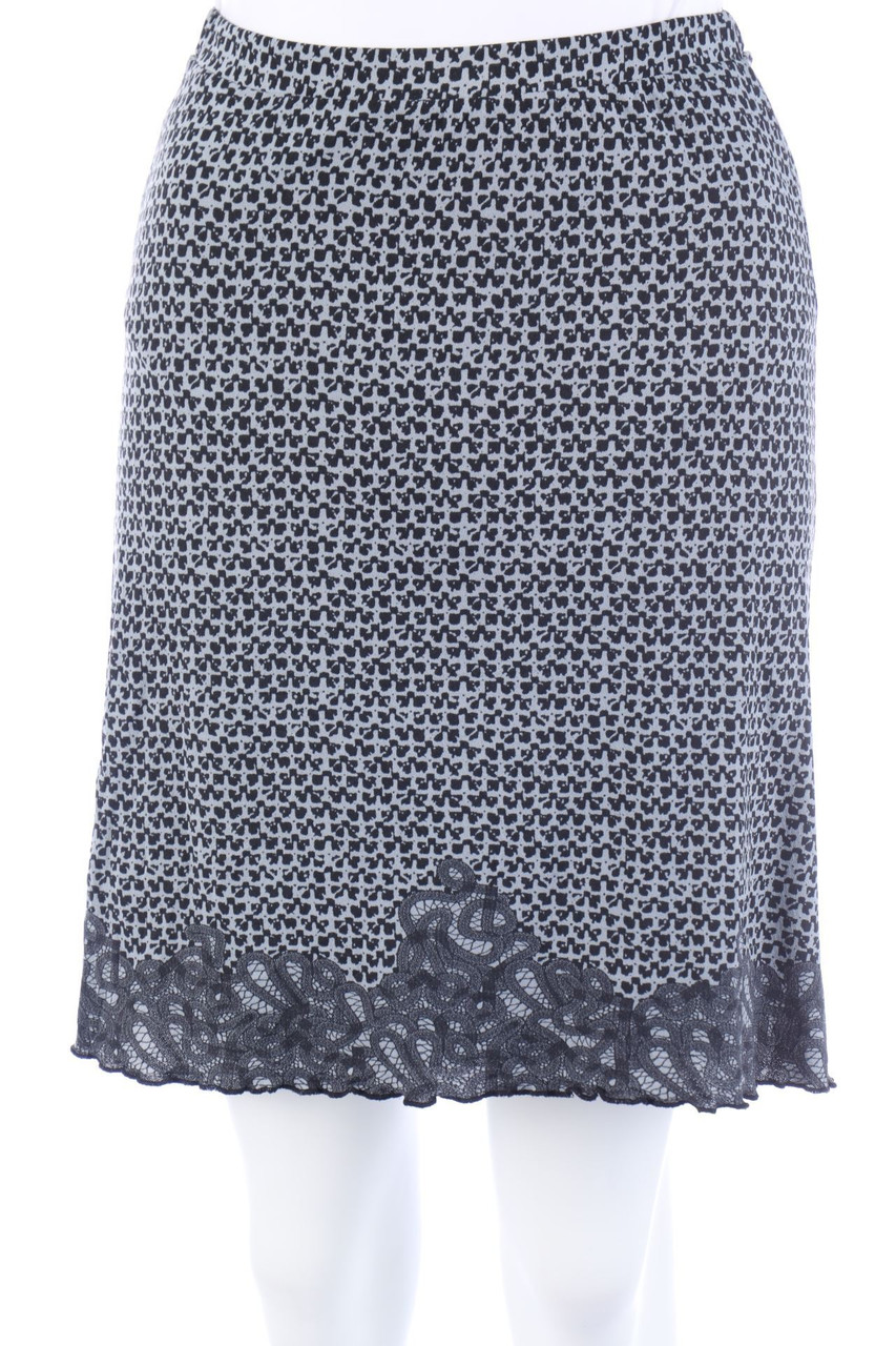 Street One - Print-Minirock mit Gummizug - D 34