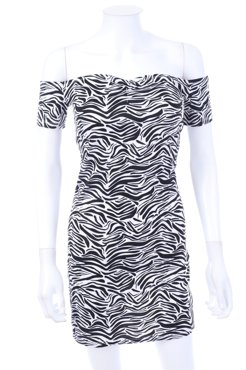 H&M - Minikleid mit Animal-Print - XS