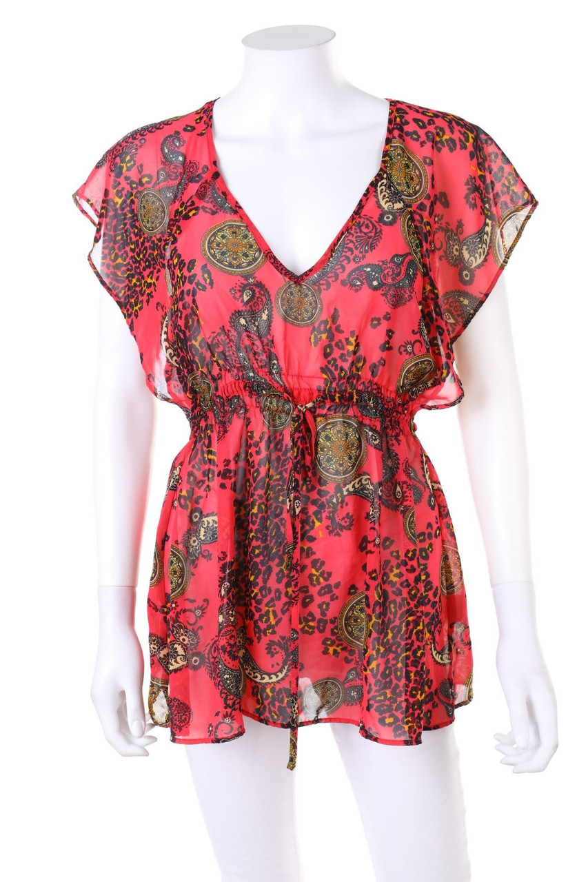 TALLY WEiJL - Tunic Blouse with Paisley Print - D 36