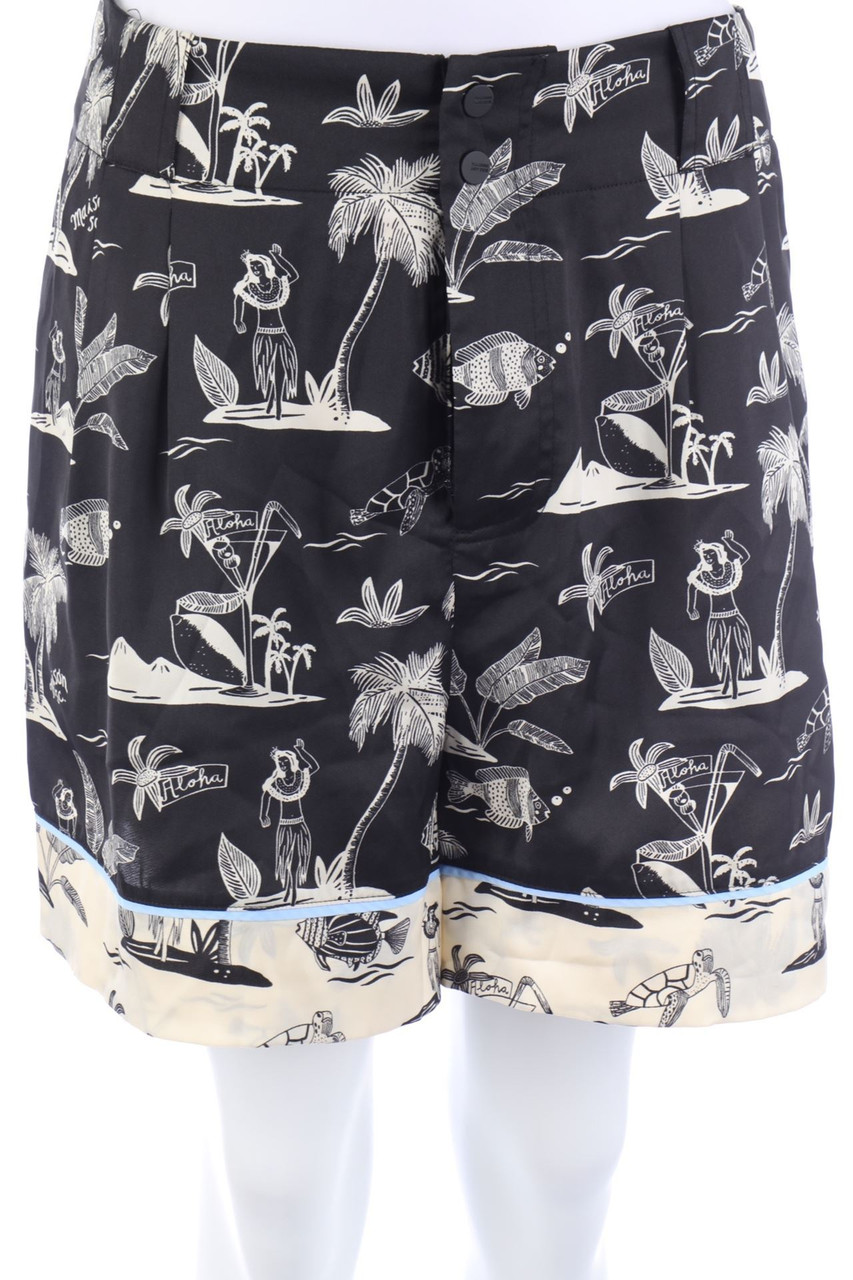 SCOTCH & SODA - Shorts, Satin with Print - W30