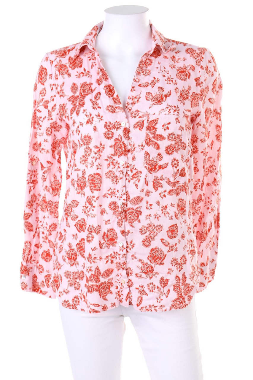 ZARA - Hemd-Bluse mit Blumen-Print - XS