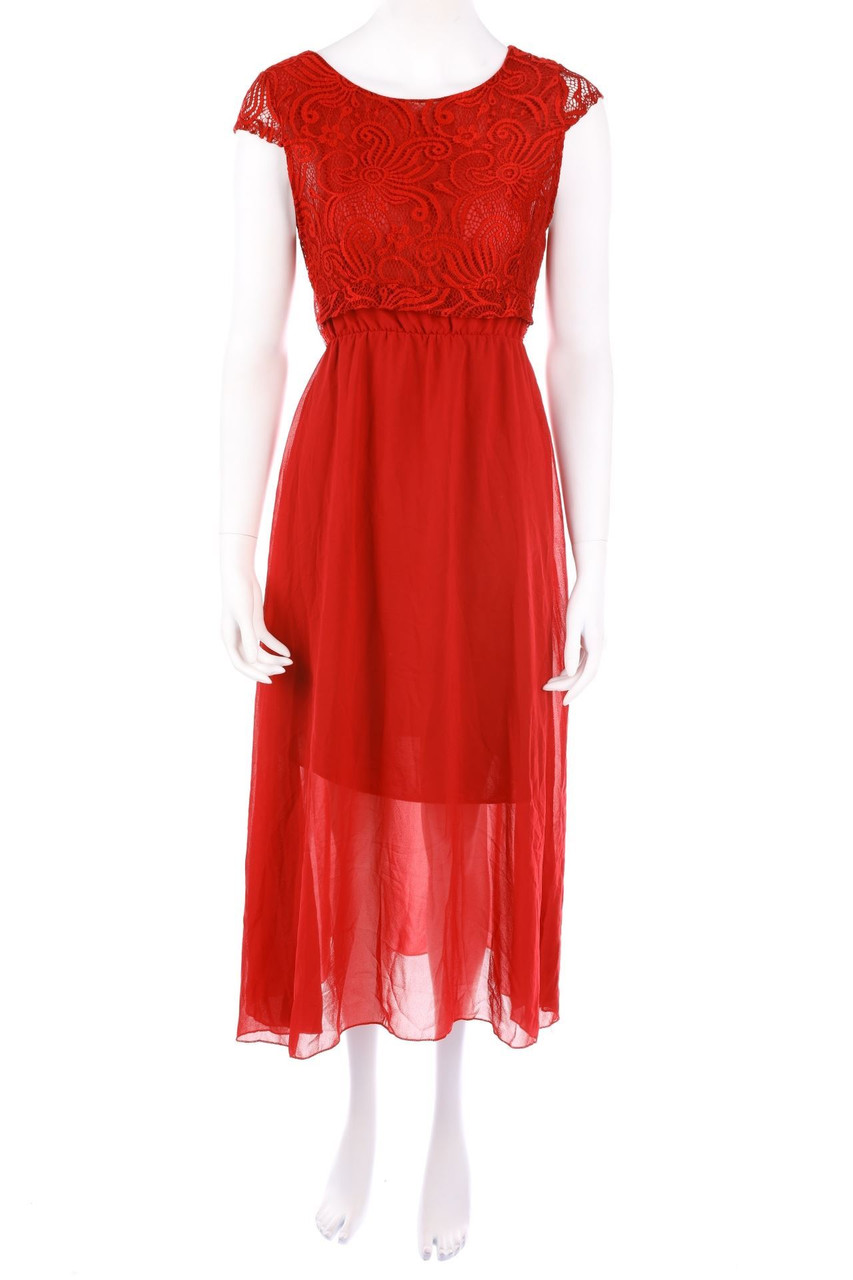 ONE PLUS ONE - Maternity-Evening Dress with Lace - D 36