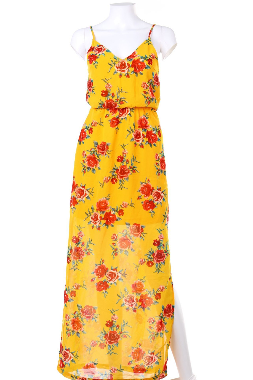 H&M - Maxi-Kleid mit Schlitz - D 32