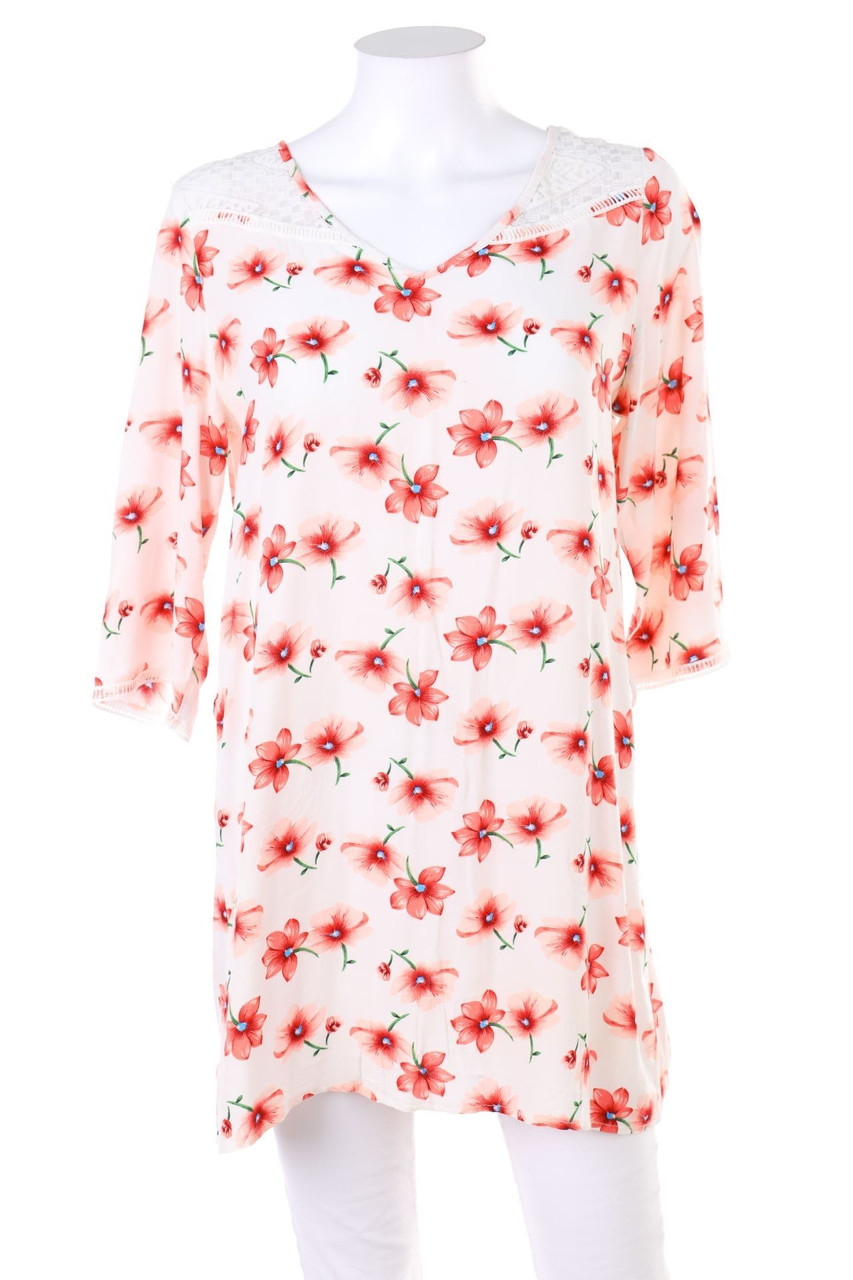 Lili & Lala - Oversize-Blouse with Flower Print - S