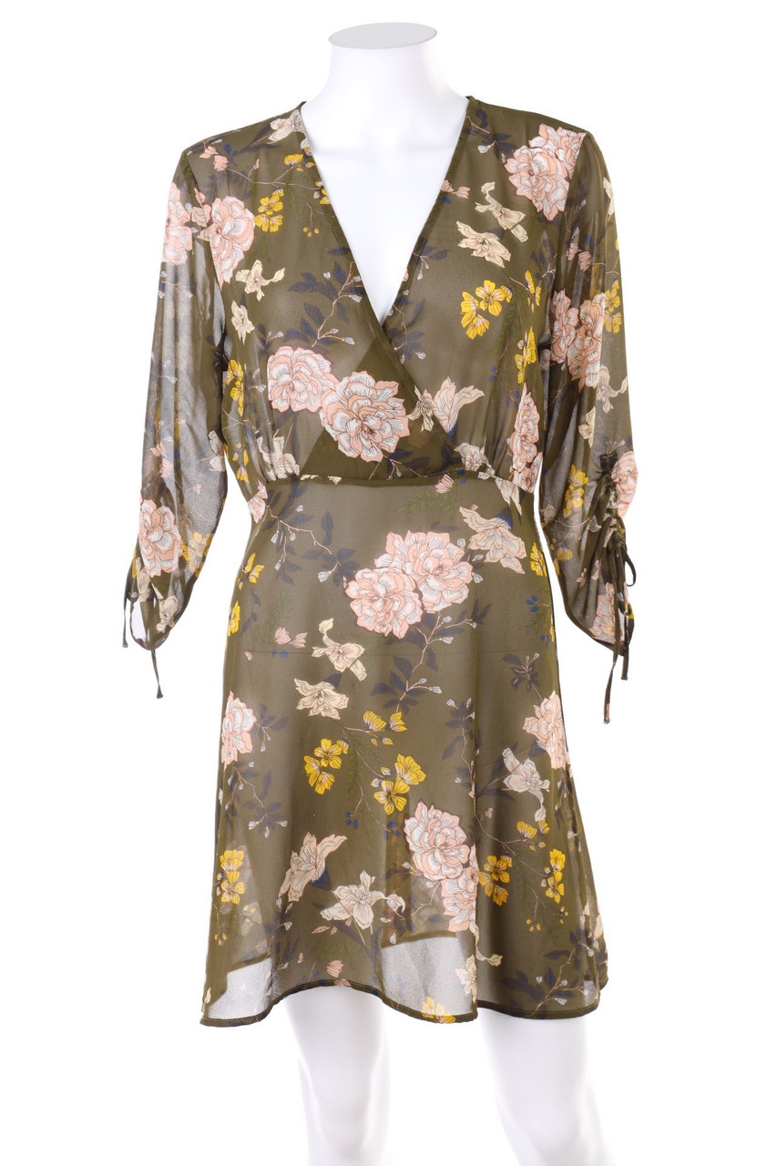 ONLY - Minikleid mit Blumen-Print - D 36