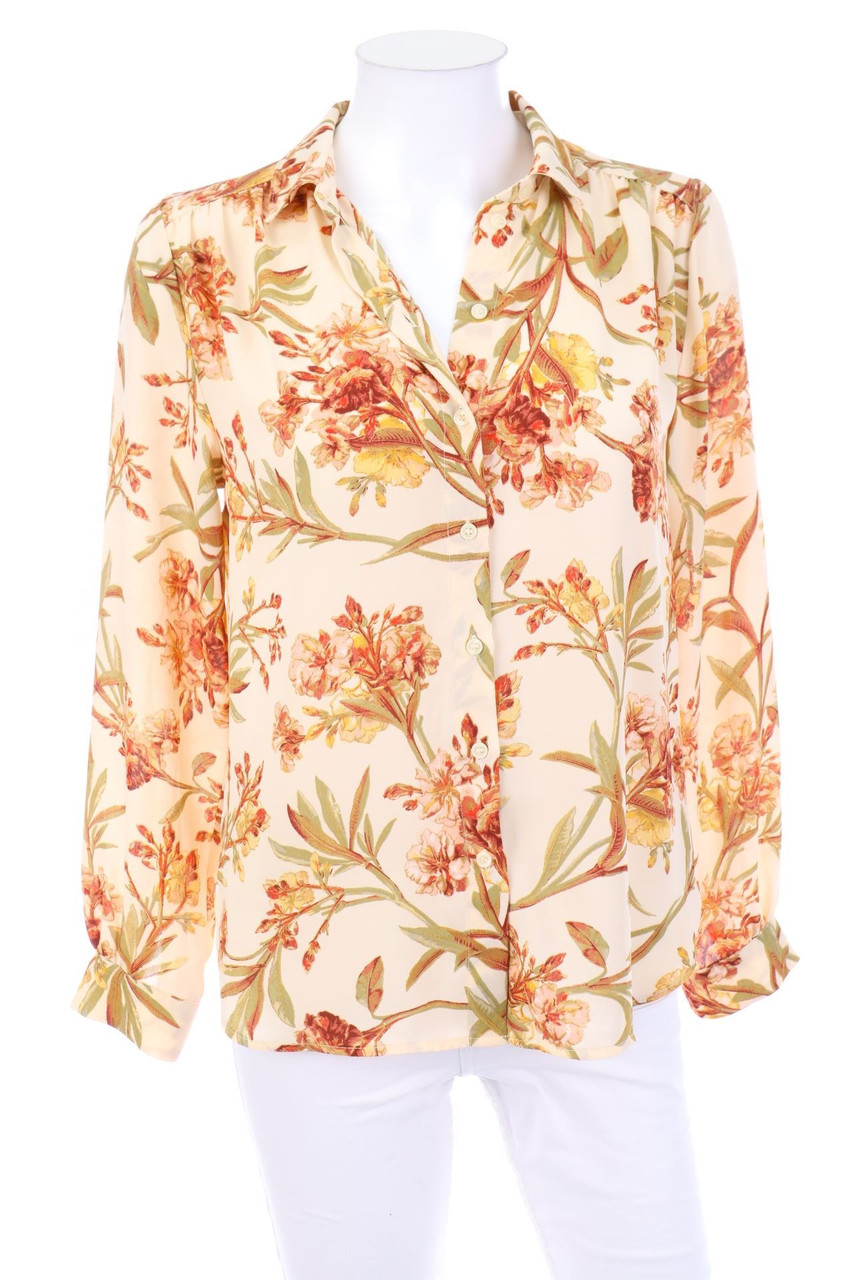 H&M - Hemd-Bluse mit Blumen-Print - D 34