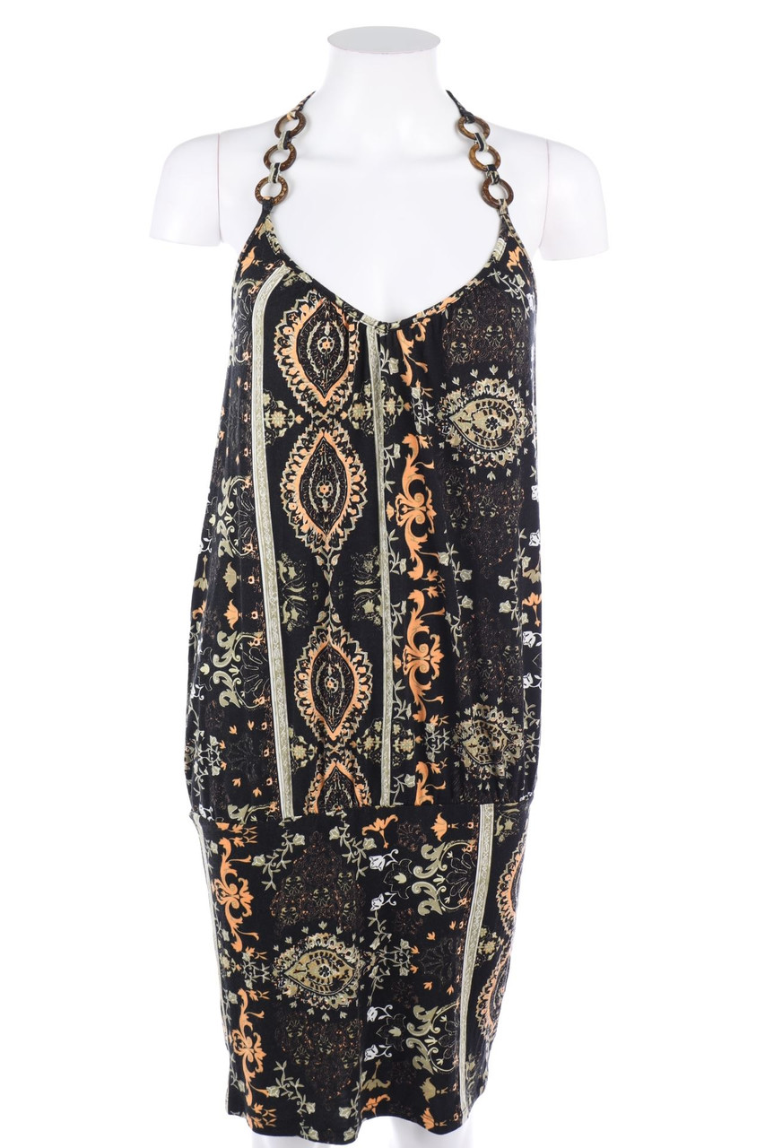 LASCANA - Neckholder Dress, Jersey with Print - D 38