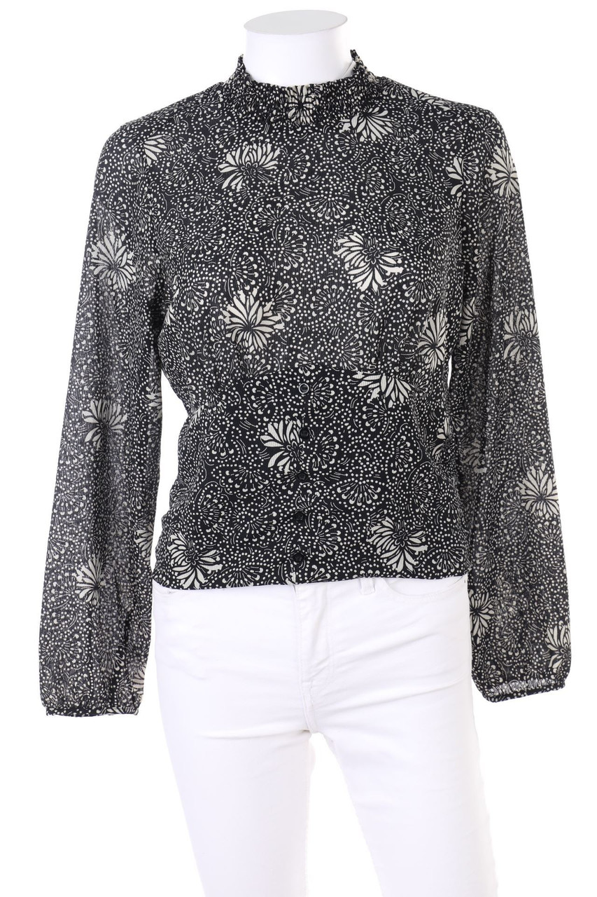 MORGAN - Chiffon-Blouse with floral print - D 38