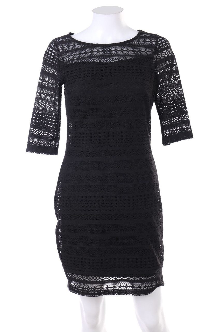 BODYFLIRT - Kleid mit 3/4-Ärmel aus Spitze - D 36