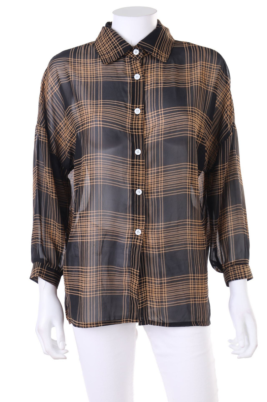 No Label - Shirt Blouse, Checked - D 44