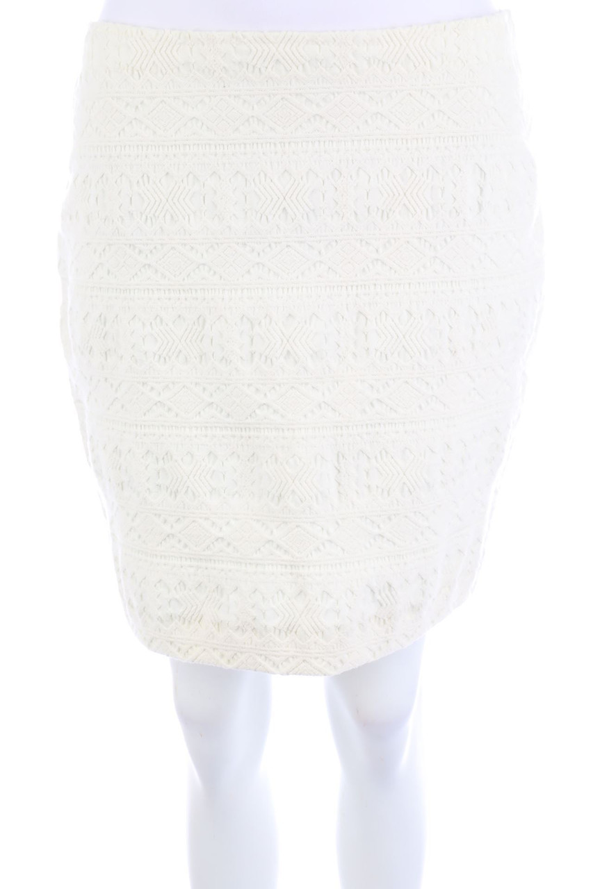 ESPRIT - Ethno-Minirock aus Baumwoll-Mix mit Reißverschluss - M