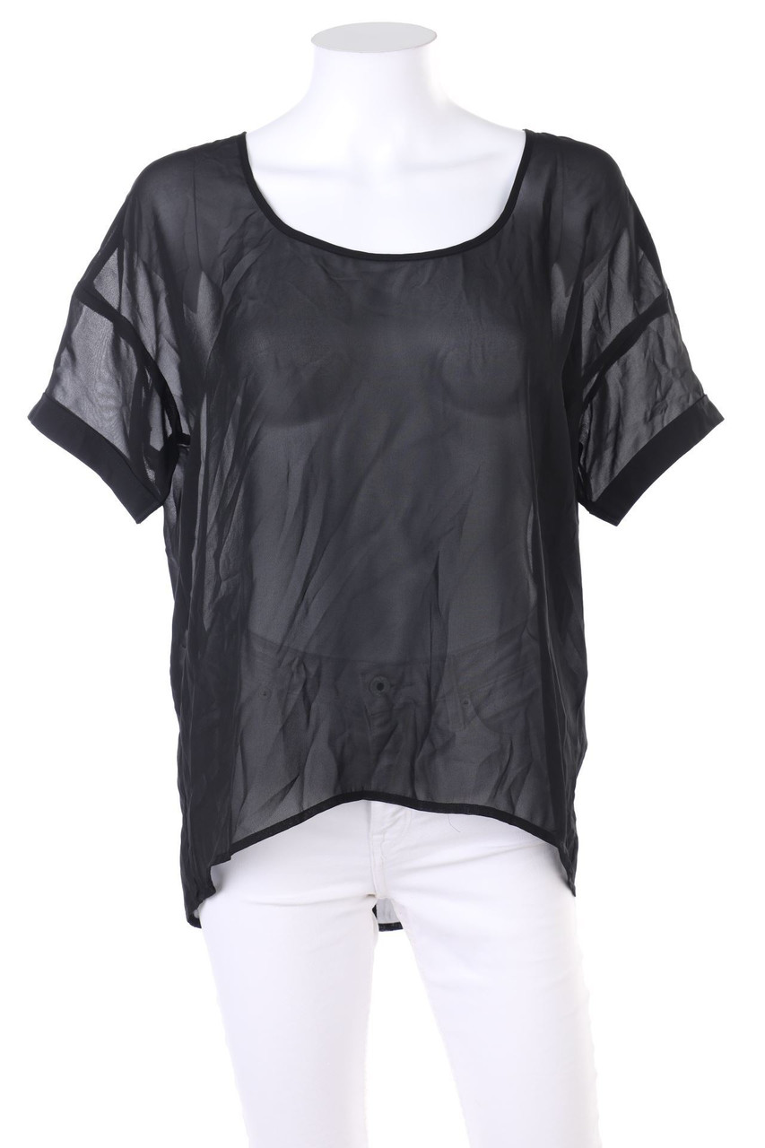 ONLY - Vokuhila-Kurzarm-Shirt - D 40