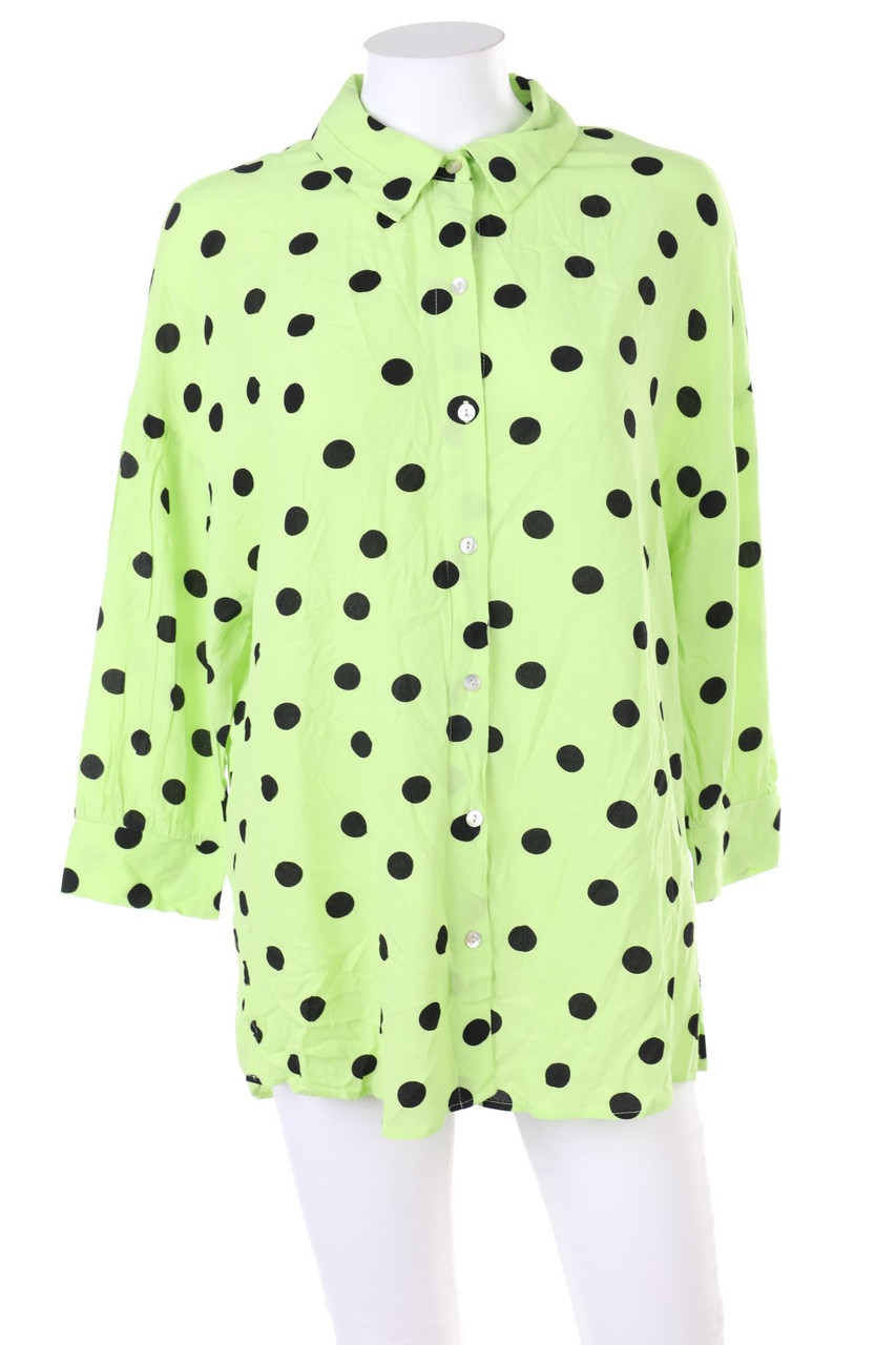 Bershka - Shirt Blouse with Polka Dots - M