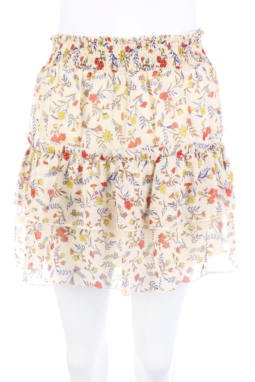 YES OR NO - Minirock mit Blumen-Print - M