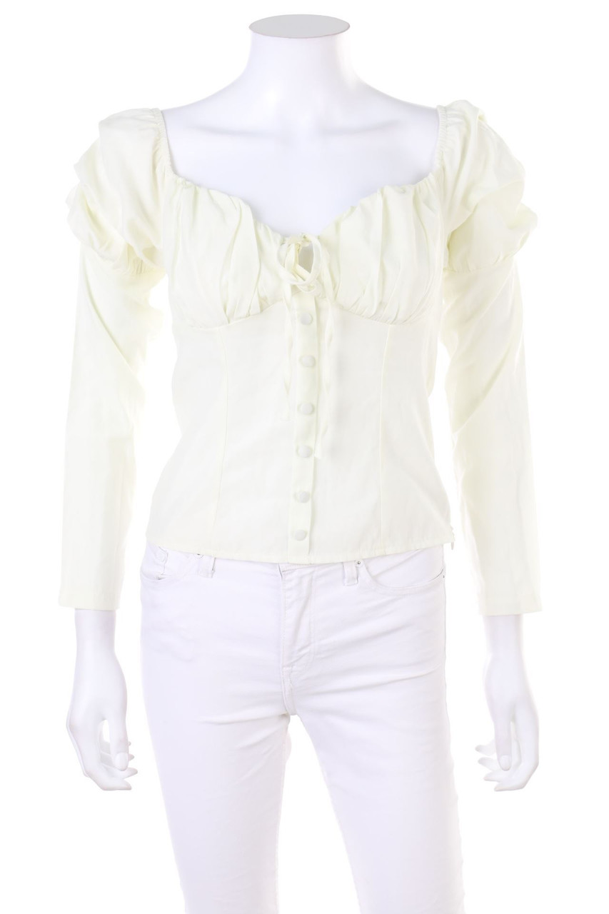 NA-KD - Blouse with Lacing - D 34