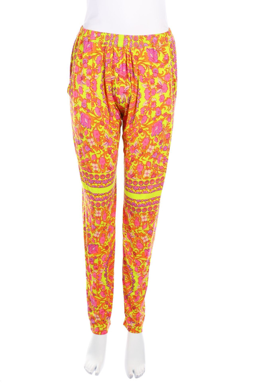 ANTIK BATIK - Jogger-Hose mit floralem Muster - XS