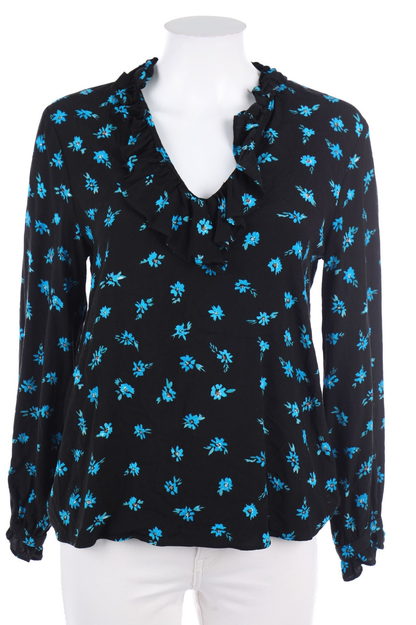 ZARA - Bluse mit Blumen-Print - XS