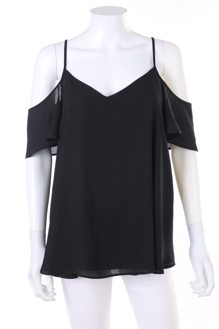 asos - Cold-Shoulder-Kurzarm-Bluse - D 38