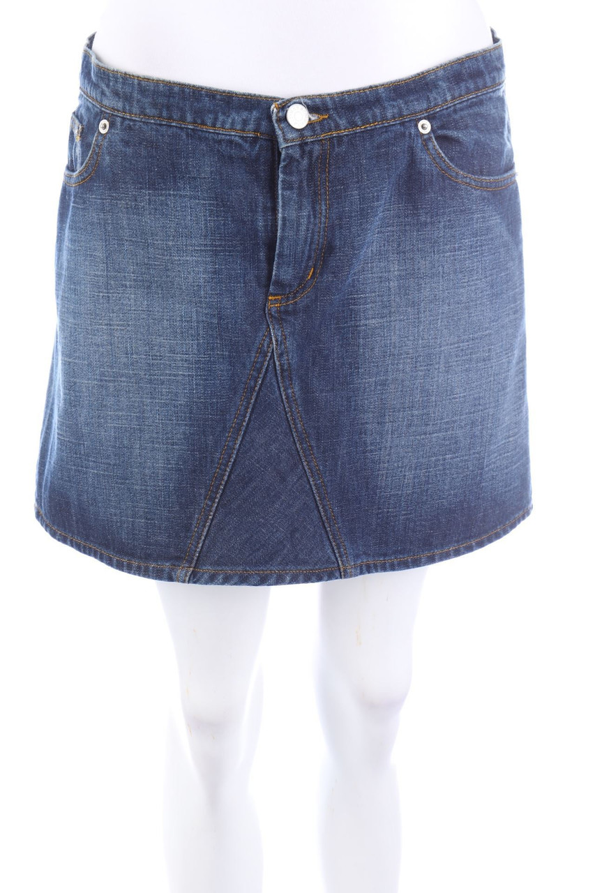 MAX&Co. - Used Look-Denim Mini Skirt - M
