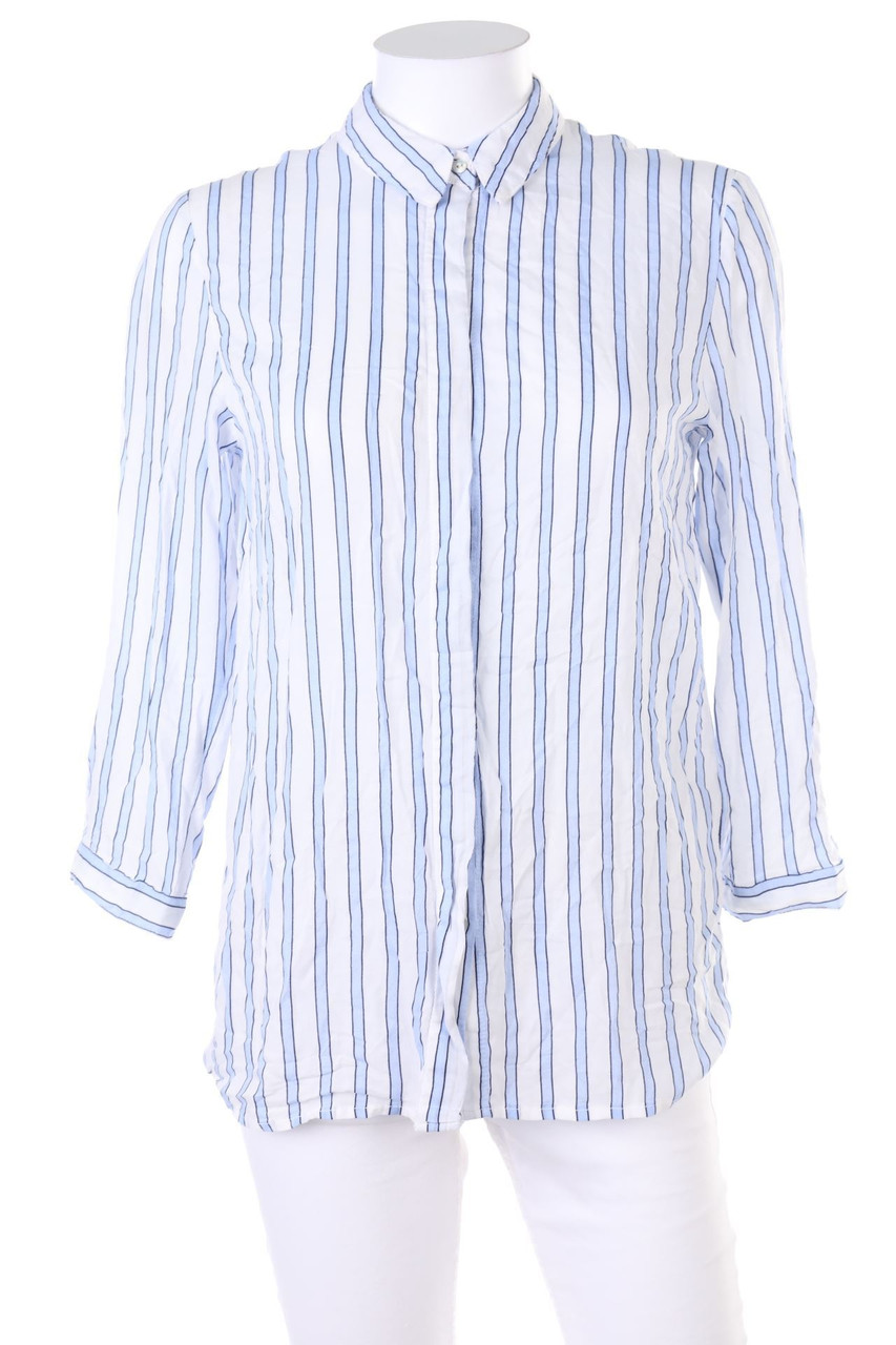 Stradivarius - Shirt Blouse with Roll-up Sleeves - S