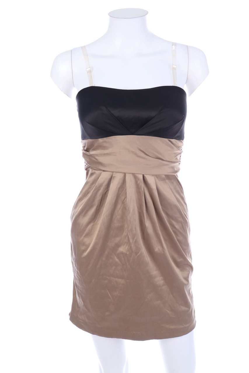 AMISU - Cocktailkleid mit Drapierung - D 36