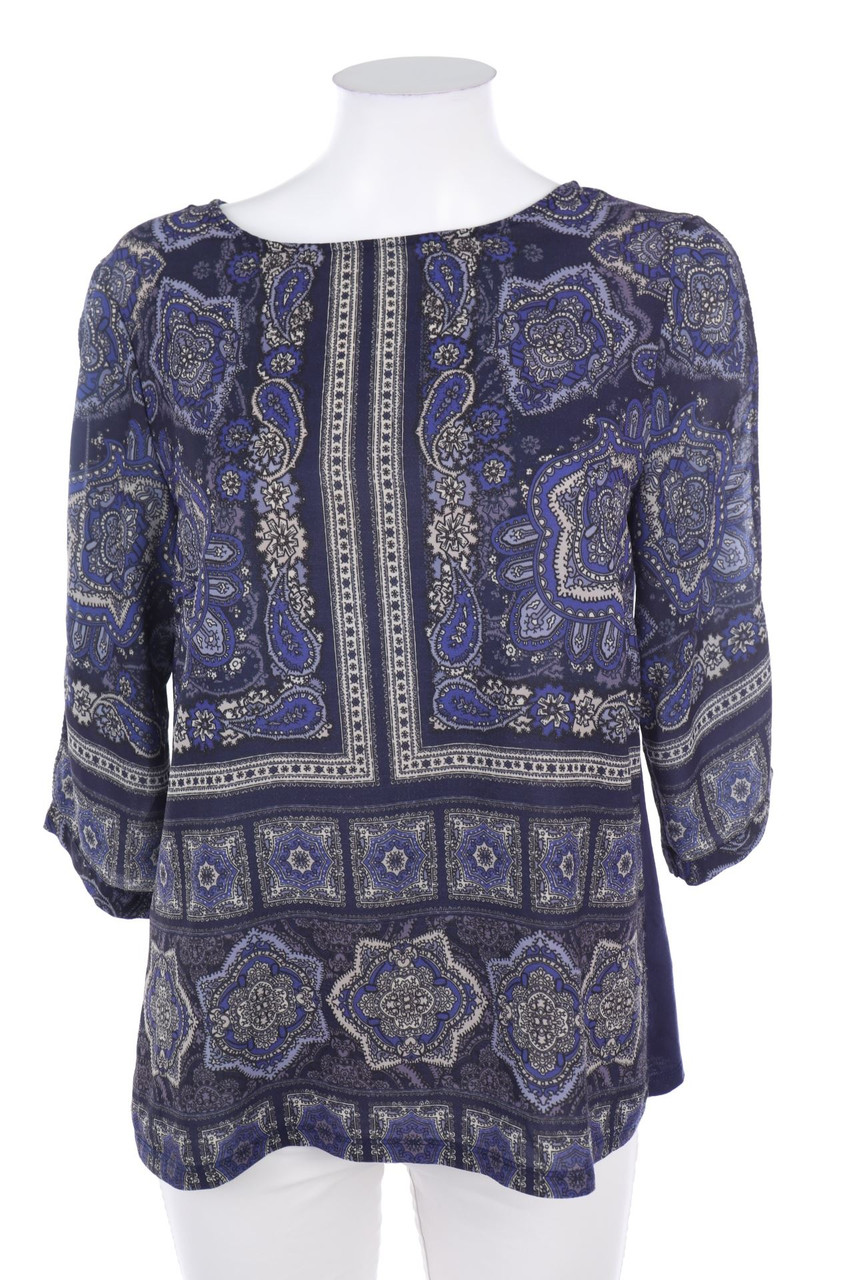 next - Print-Bluse mit 3/4-Ärmel - D 38