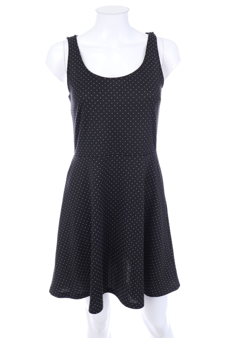 H&M - Skater-Polka Dot-Kleid mit tiefem Rückenausschnitt - D 36