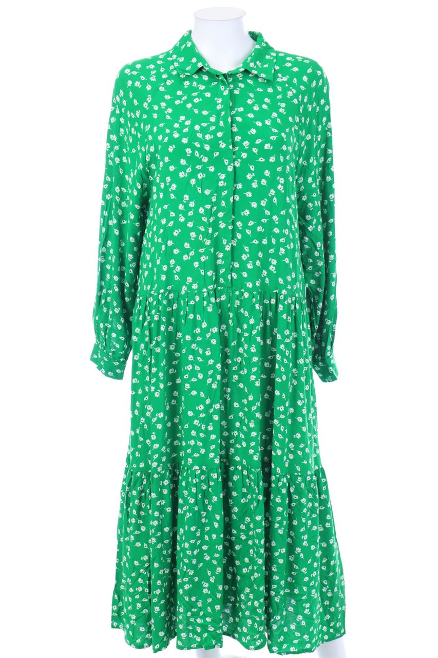 H&M - Maxi-Kleid aus Viskose mit floralem Muster - M