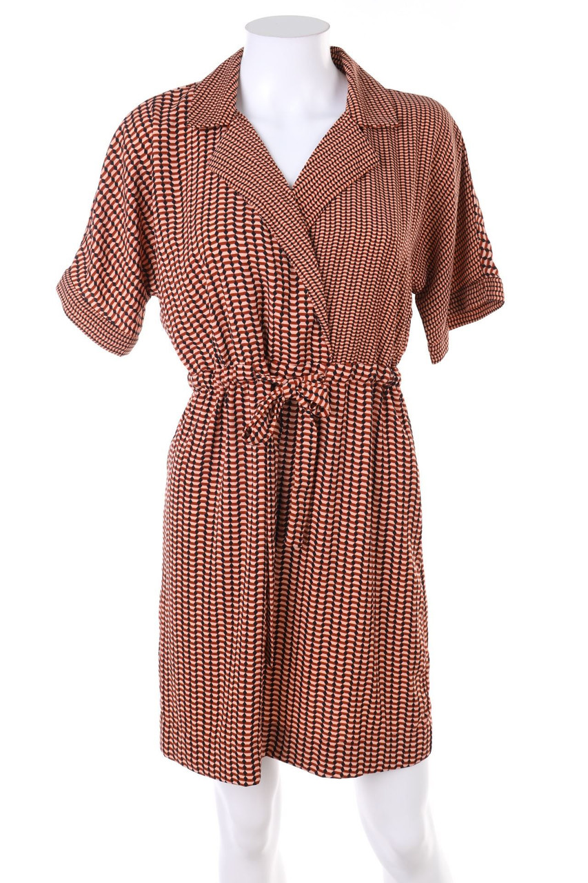 VERO MODA - Blusenkleid mit Geo-Print - S