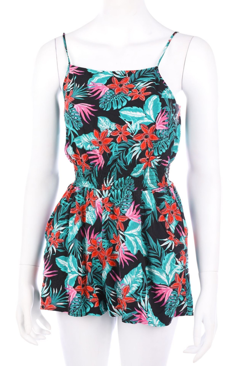 H&M DIVIDED - Hawaii-Playsuit aus Viskose - D 34