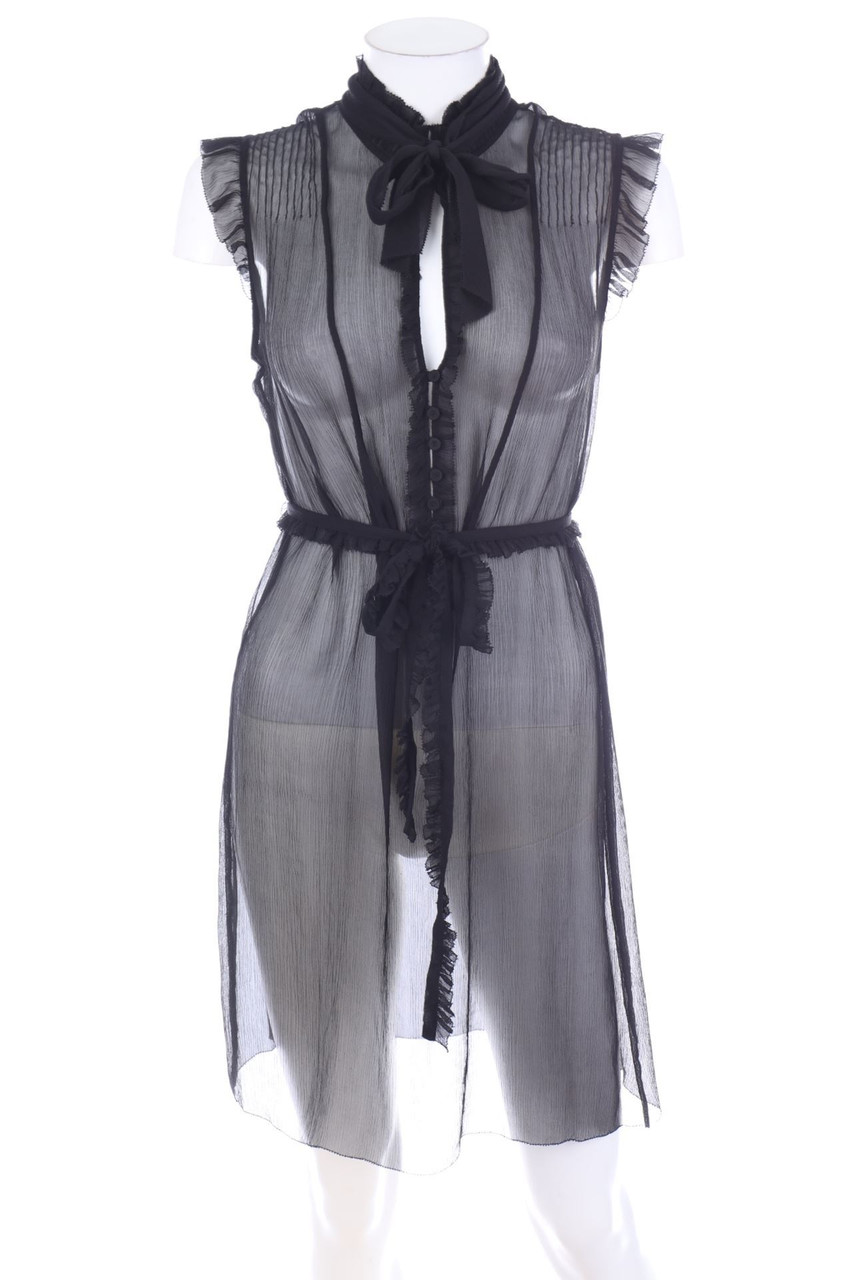 hoss INTROPIA - Silk Blouse with Frills - D 40