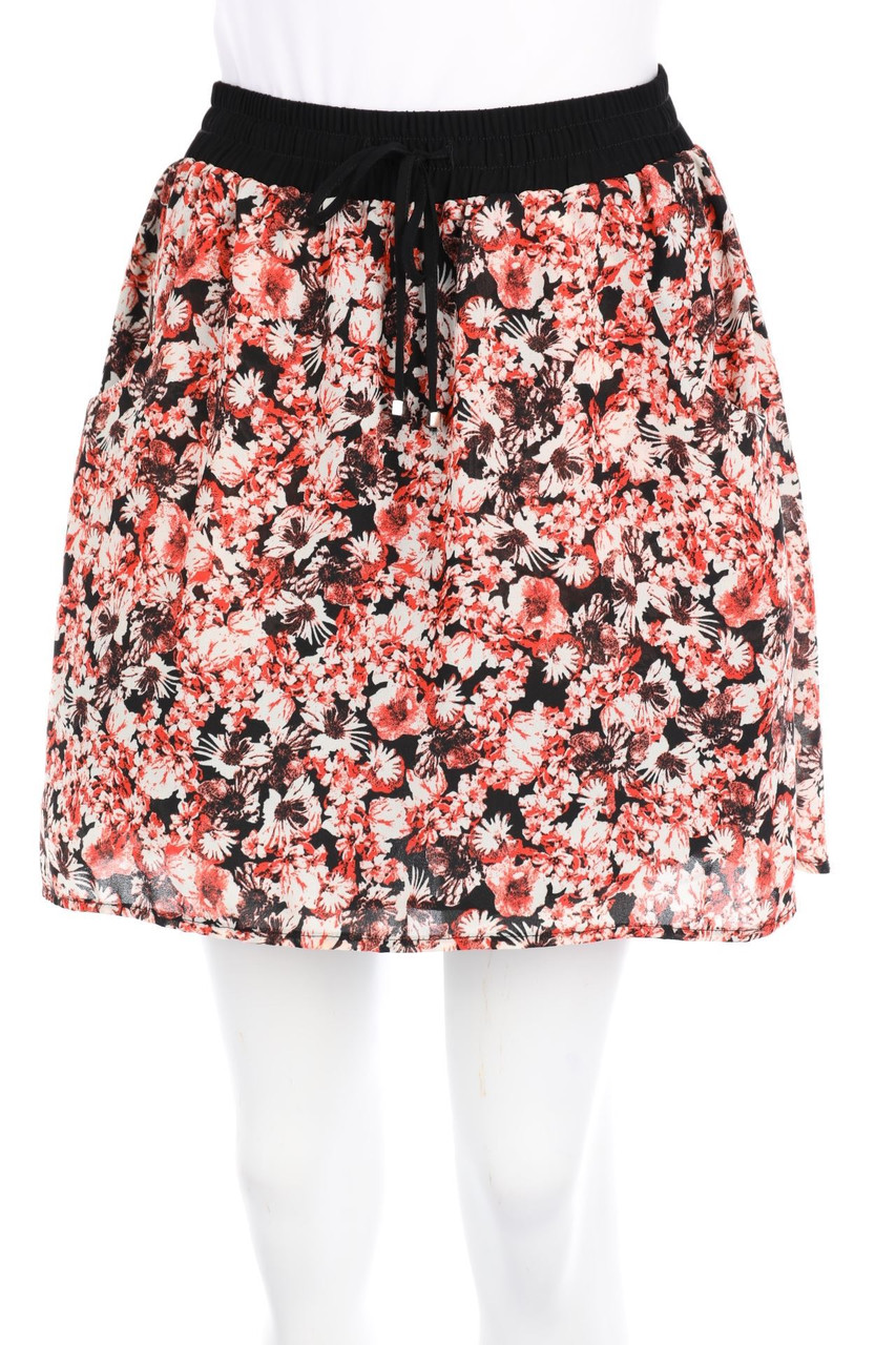 ESPRIT - Chiffon-Minirock mit Blumen-Print - D 34