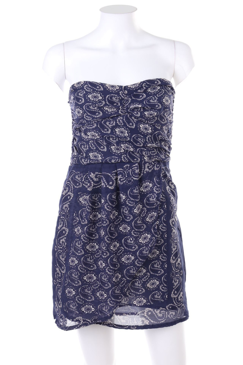 MANGO - Bandeau-Minikleid mit Paisley-Print - XS
