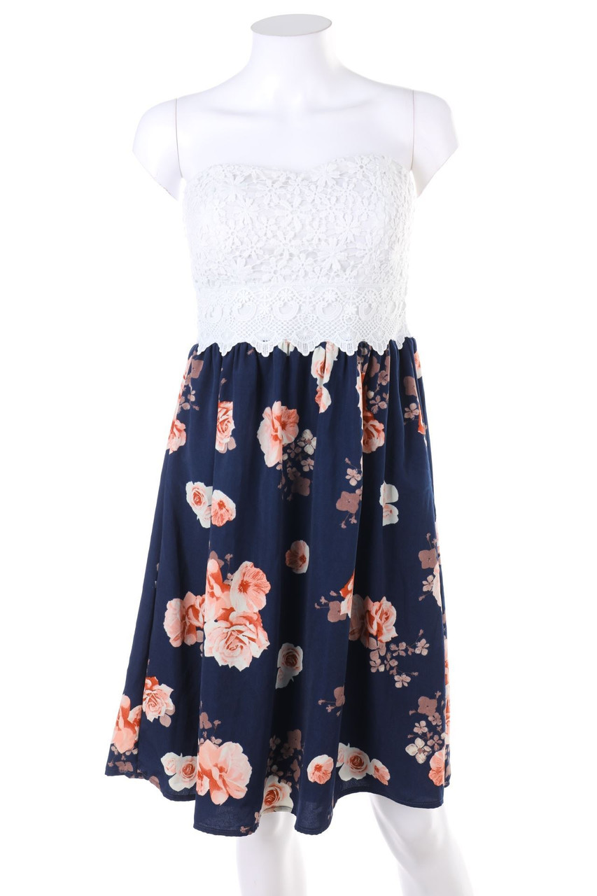 COLLOSEUM - Dress with Flower Print - M