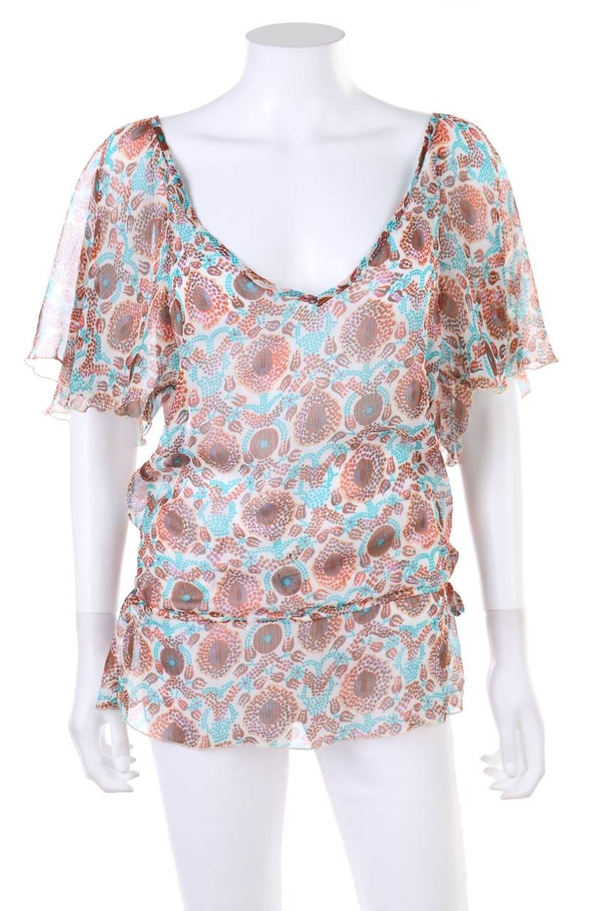 ZARA TRF - Bluse mit Print - M